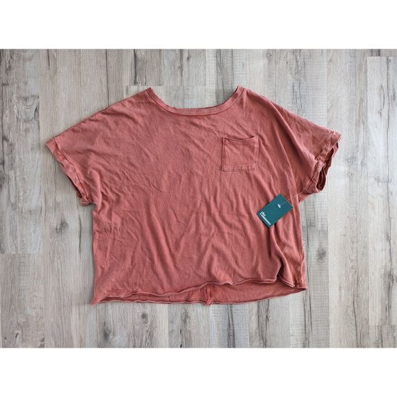 NWT The Commons Pocket Tee in Red, Size Large (W2) - Picture 1 of 7